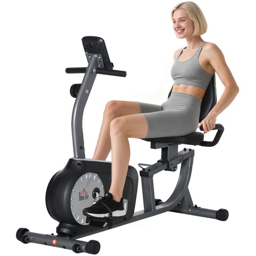 Homcom exercise bike with - exercise, lcd